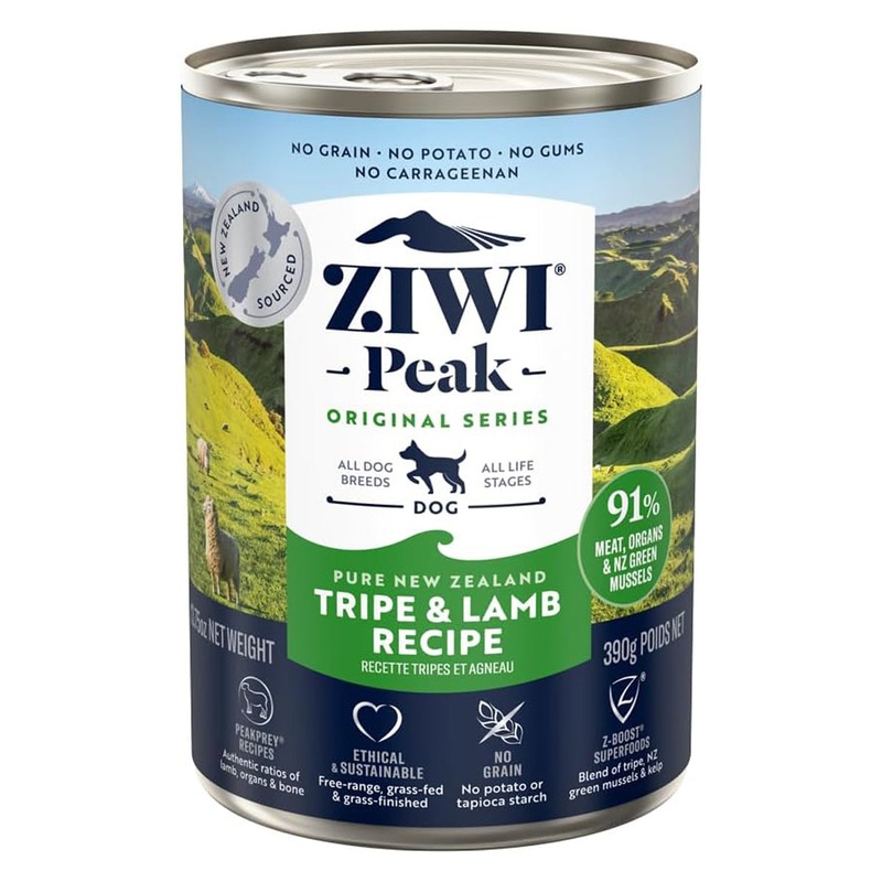Ziwi Peak Tripe & Lamb Grain Free Wet Dog Food 13.75oz
