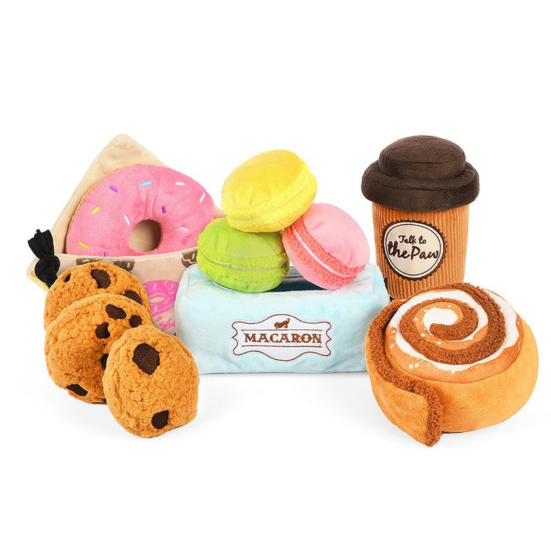 P.L.A.Y. Pup Cup Cafe Cookies Plush Toys