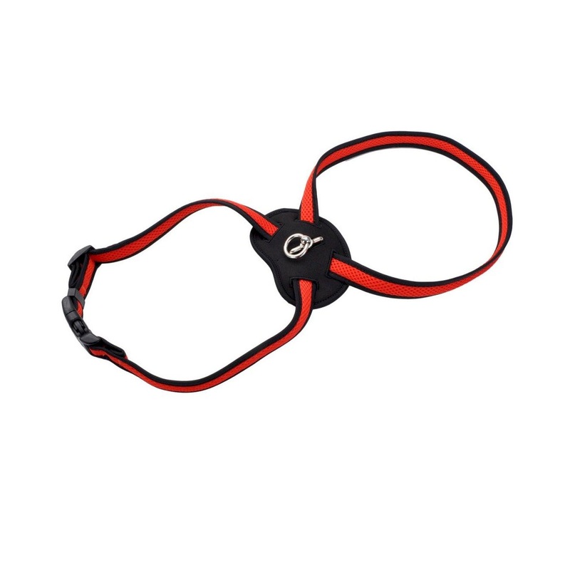 Size Right Red Mesh Dog Harness Small