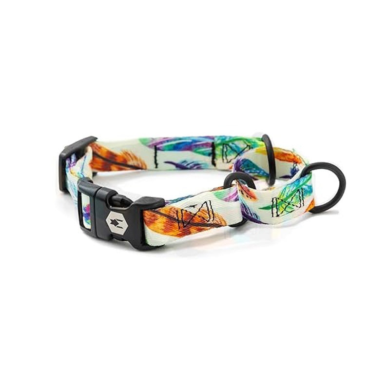 Wolfgang Feathered Friend Adjustable Dog Collar 18-22"
