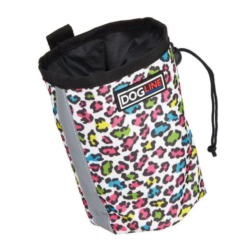 DogLine Treat Pouch Leopard Rainbow