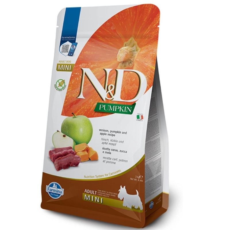 Farmina N&D Pumpkin Apple & Venison Mini Dry Dog Food 4.4lb