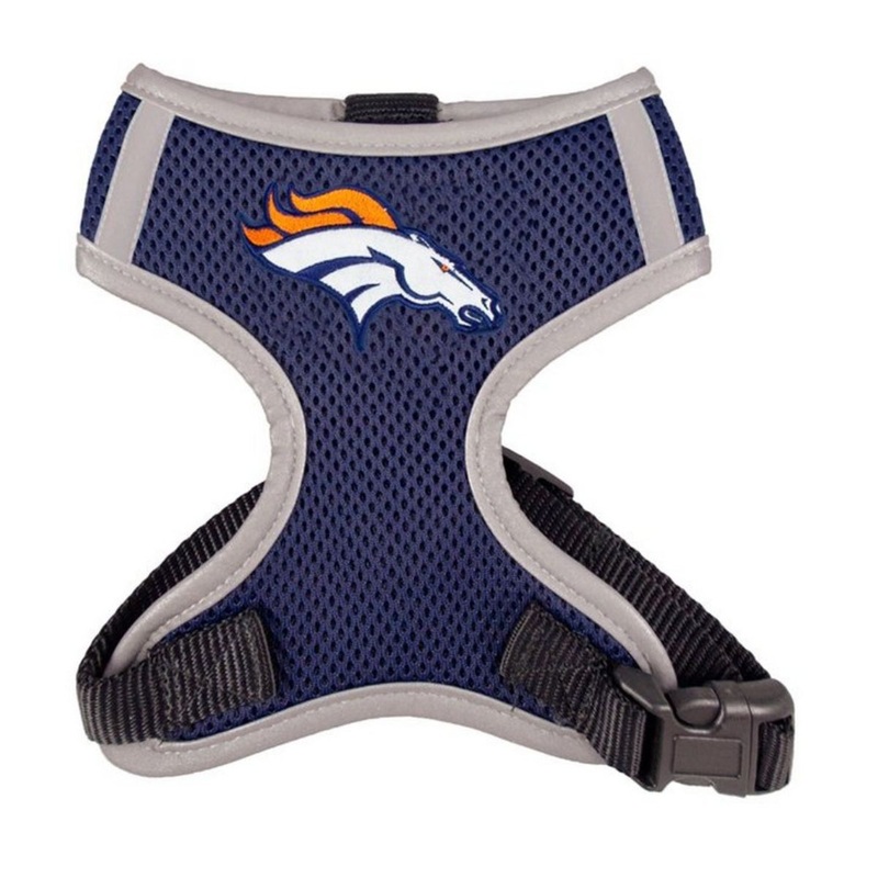 NFL Denver Broncos Dog Harness Vest L