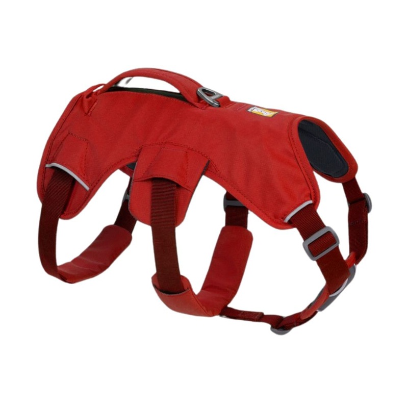 RuffWear Web Master Dog Harness with Handle Large/XLarge Red Sumac
