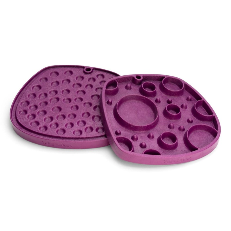 West Paw Bubble Feast Mat Tropic Red
