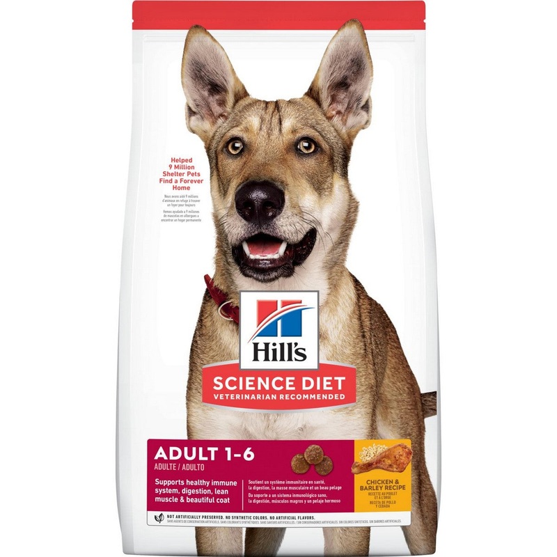 Hill's Science Diet Adult 1-6 Chicken & Barley Dry Dog Food 45lb