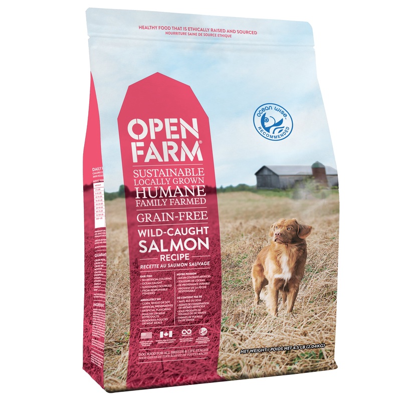 Open Farm Wild-Caught Salmon Recipe Grain-Free Dry Dog Food 4.5lb