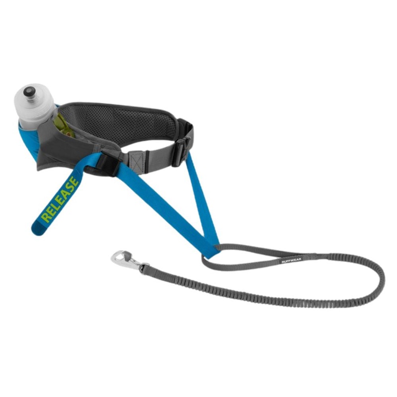 RuffWear Trail Runner Dog Leash Belt System Granite Gray