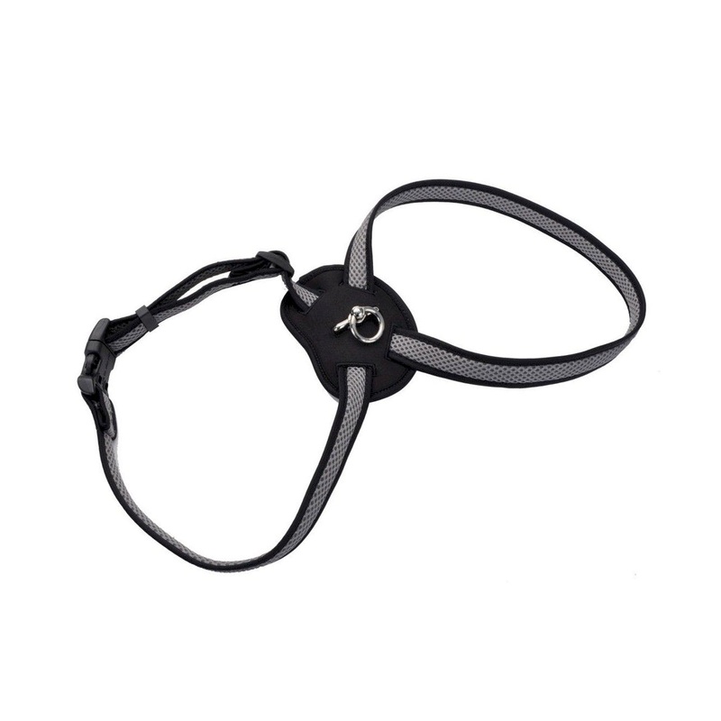 Size Right Gray Mesh Dog Harness Small