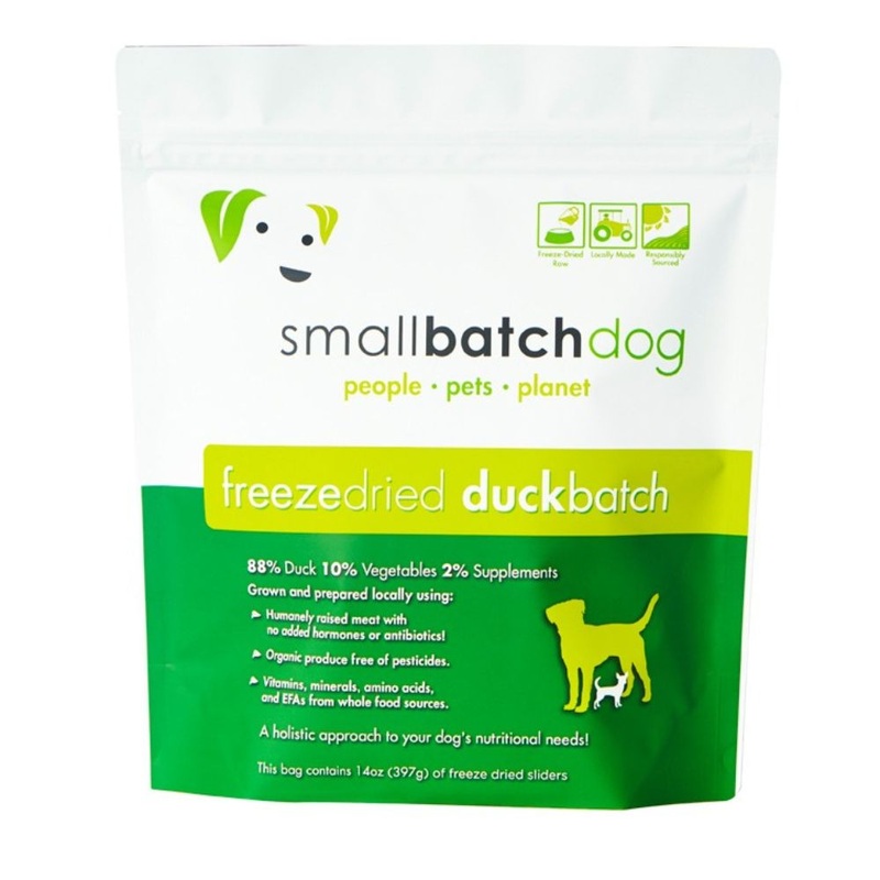 Smallbatch Freeze Dried Duck Dog Food 14oz