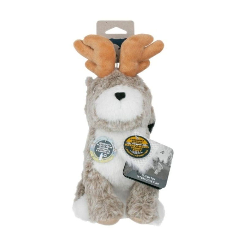 Tall Tails Plush Jackalope Twitchy 9" Dog Toy