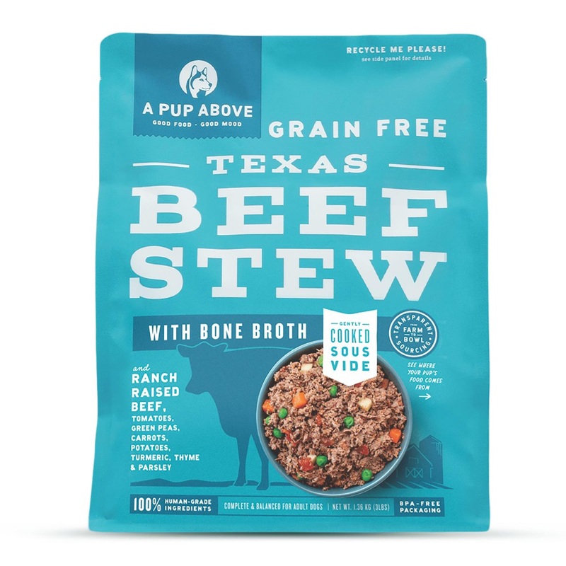 A Pup Above Frozen Grain Free Texas Beef Stew Dry Dog Food 7lb