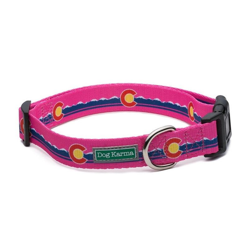 Colorado Proud ! Pink Collar Large