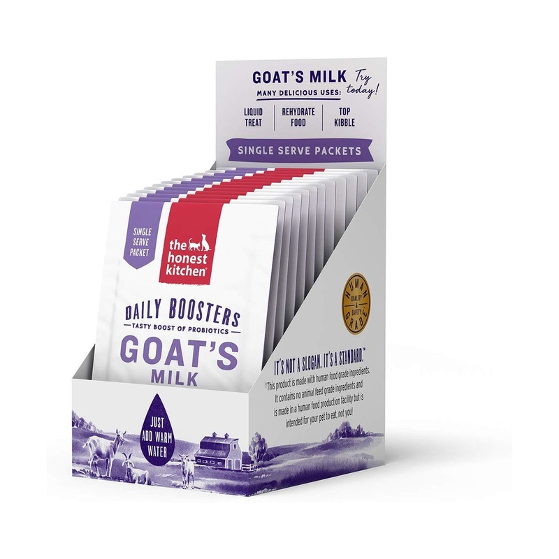 Honest Kitchen Instant Goat's Milk for Cats and Dogs 0.18oz Pack of 12