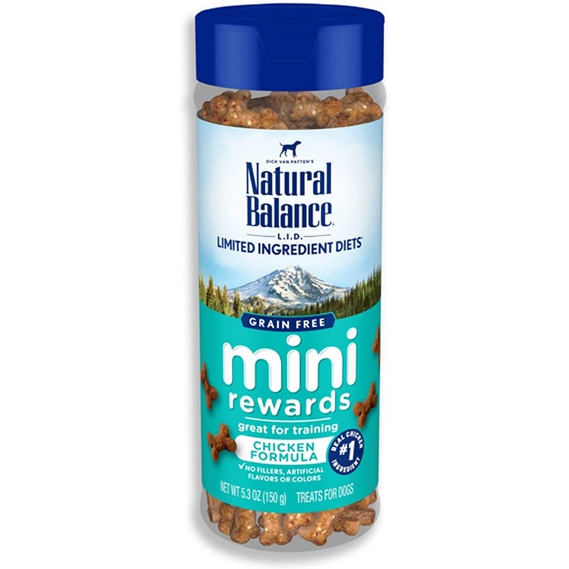 Natural Balance L.I.D. Chicken Mini Rewards Dog Treats 5.3oz