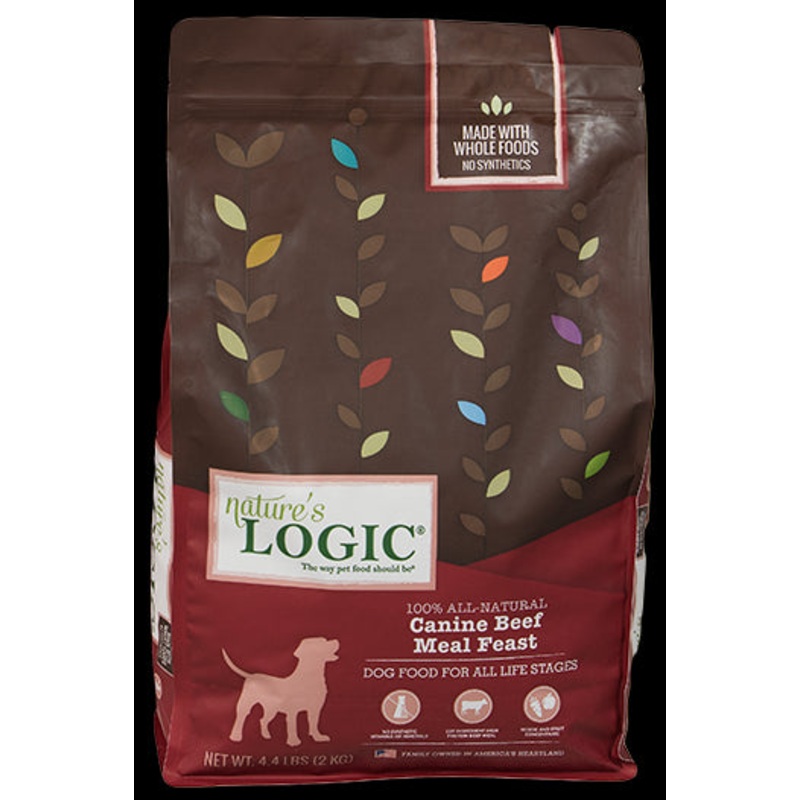 Nature's Logic Beef Meal Feast All Life Stages Dog Food 4.4lb