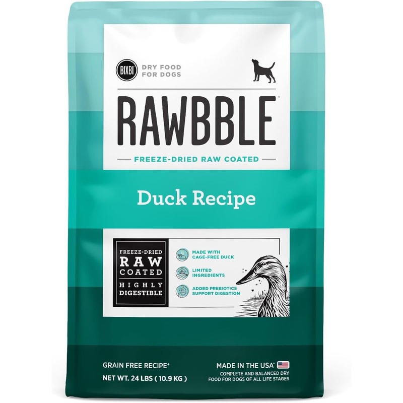Bixbi Rawbble Duck Dry Dog Food 24lb