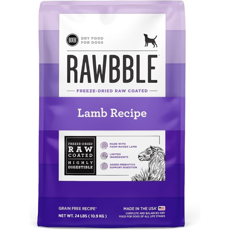Bixbi Rawbble Lamb Dry Dog Food 24lb