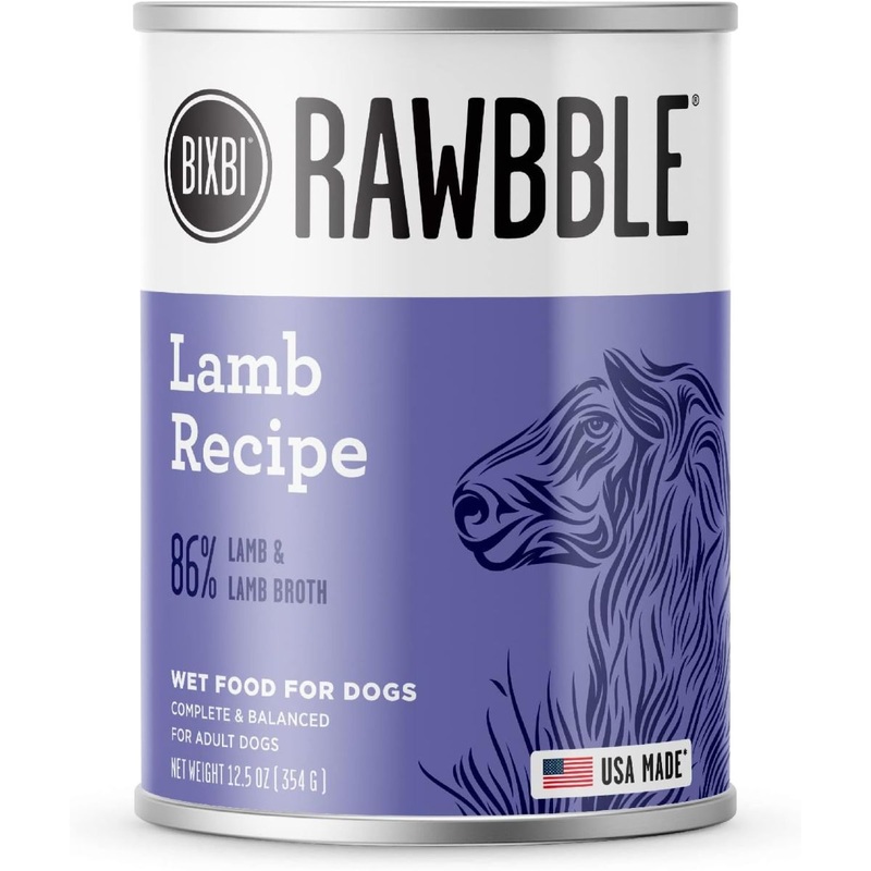 Bixbi Rawbble Lamb Pate Wet Dog Food 12.5oz