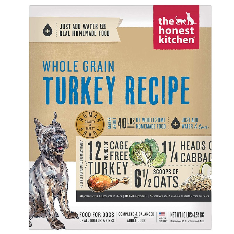 Honest Kitchen Gourmet Grain Turkey Dehydrated Dog Food 10lb