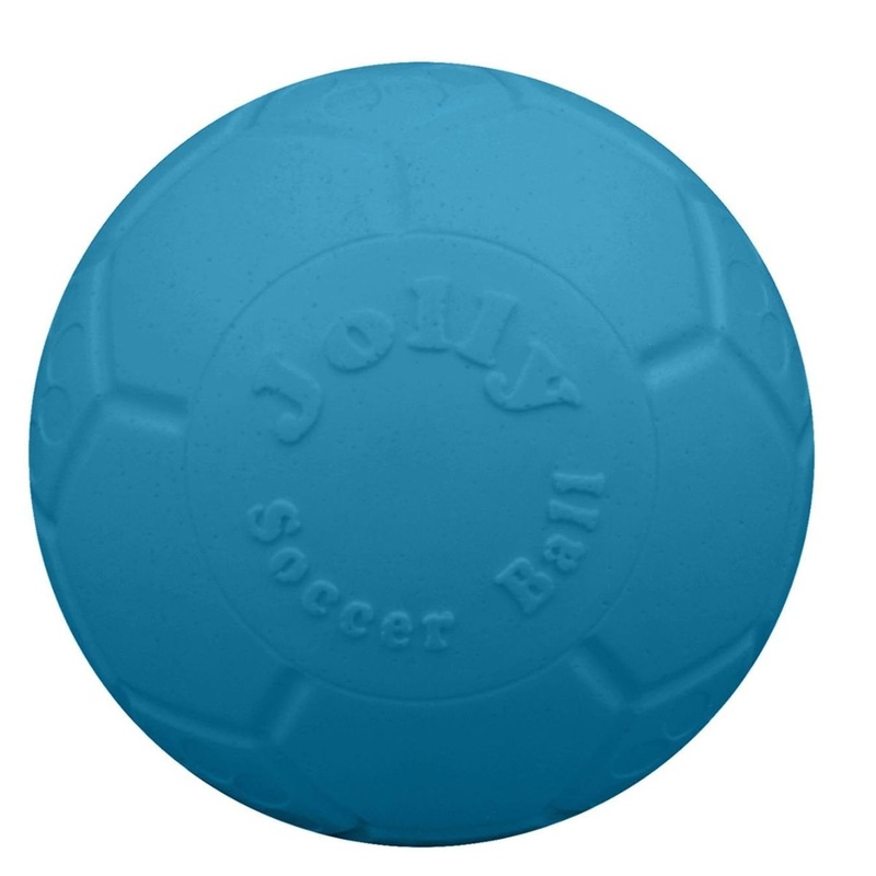 Jolly Pets Soccer Ball Dog Toy 6" Ocean Blue