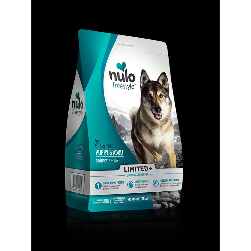 Nulo FreeStyle Puppy/Dog Limited+ Salmon Recipe Dog Food 10lb
