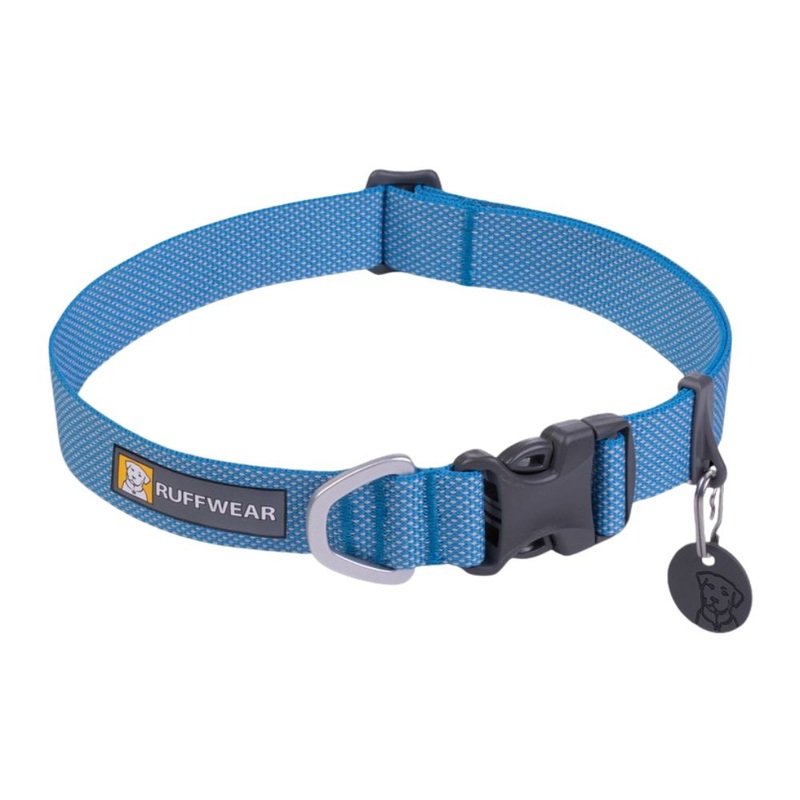 RuffWear Hi & Light Lightweight Dog Collar 11-14" Blue Dusk