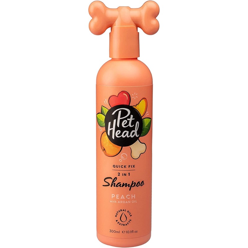 VSI Pet Head Dog Shampoo  & Conditioner Peach Scent Wet Pet Shampoo 16 fl oz
