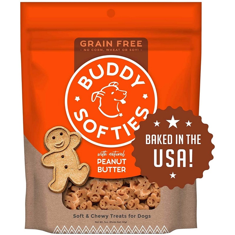 Buddy Biscuits Grain Free Peanut Butter Soft & Chewy Dog Treats 5oz