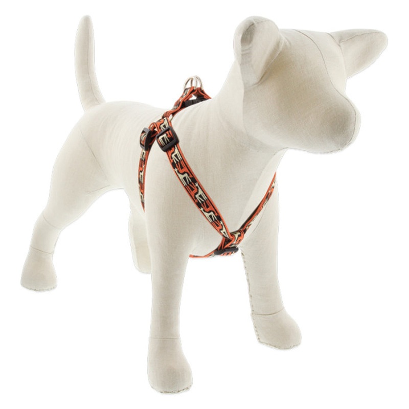 LUPINE MicroBatch Step In Dog Harness 3/4" Wide 15"-21" Girth Size Giraffes