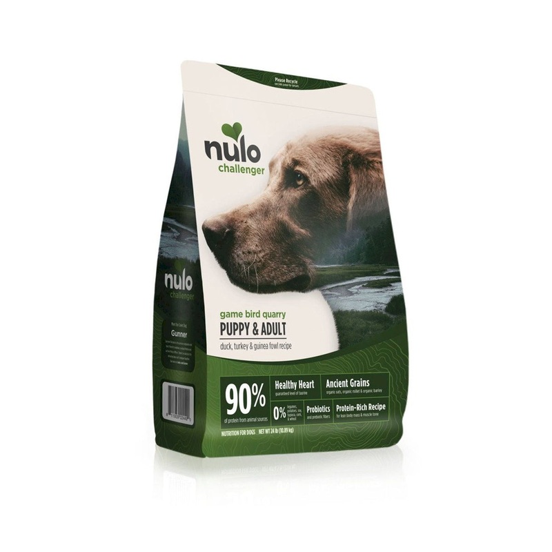 Nulo Challenger Puppy & Adult Duck, Turkey & Guinea Fowl Dog Food 11lb