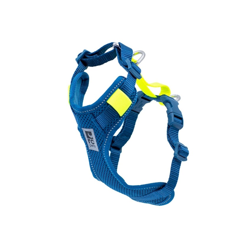 RC Pets Moto Control Harness Small Arctic Blue Tennis
