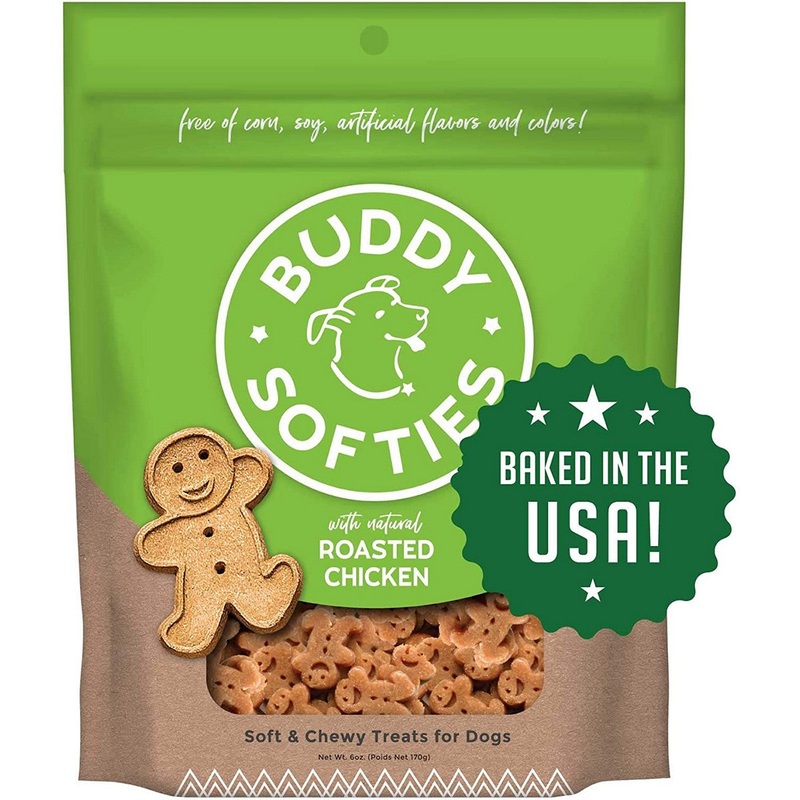 Buddy Biscuits Healthy Whole Grain Roasted Chicken Soft & Chewy Dog Treats 6oz