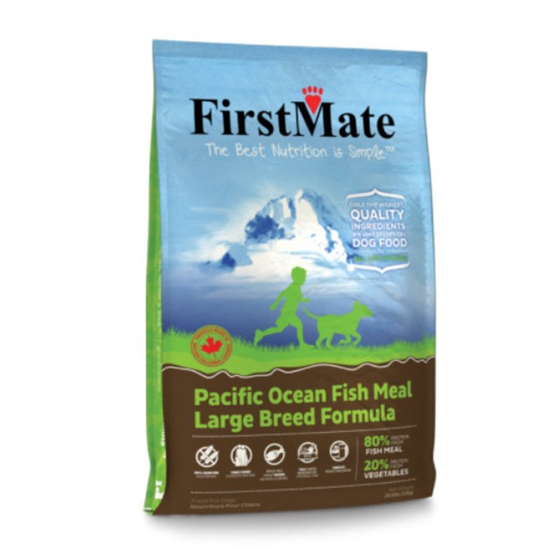 First Mate Limited Ingredient Pacific Ocean Fish Meal Large Breed Dry Dog Food 25lb