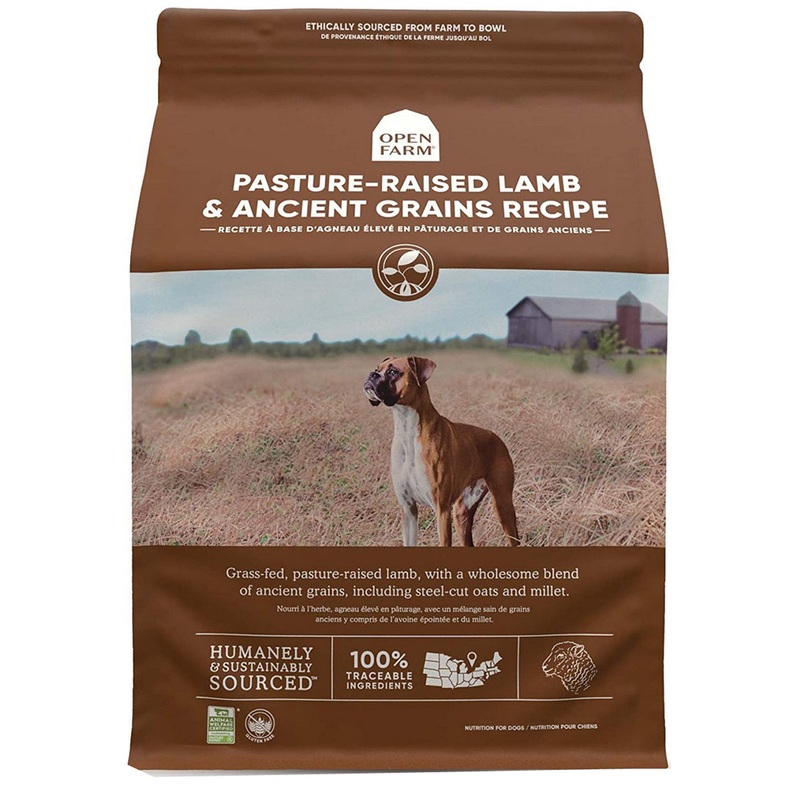 Open Farm Ancient Grains Pasture-Raised Lamb Dry Dog Food 22lb