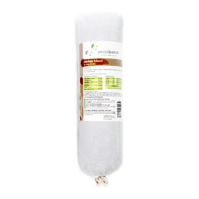 Small Batch Blends Pork Blend Chub Roll Raw Frozen Dog & Cat Food 2lb