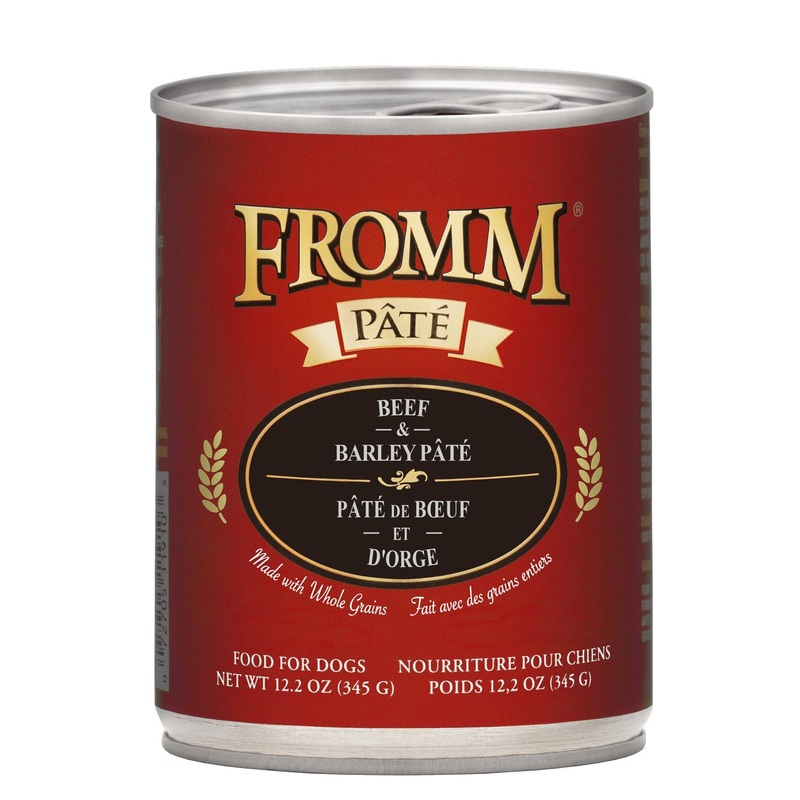 Fromm Beef & Barley Pate Dog Food 12.2oz