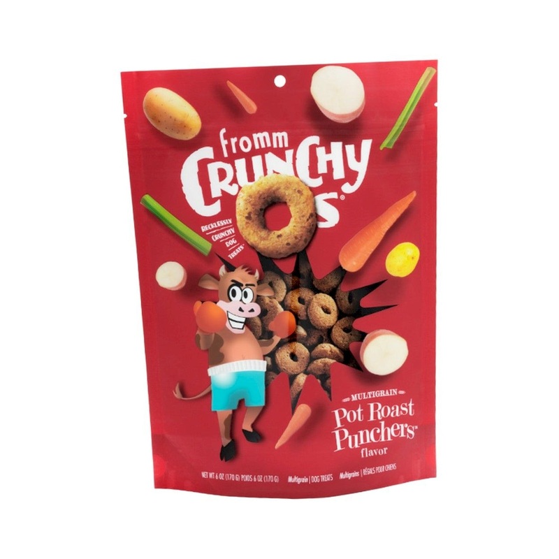 Fromm Crunchy O'S Pot Roast Punchers Dog Treats 6oz