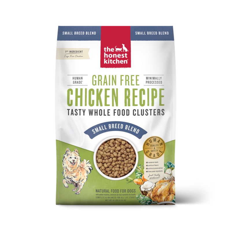 Honest Kitchen Whole Food Clusters Chicken Small Breed Grain-Free Dog Food 10lb