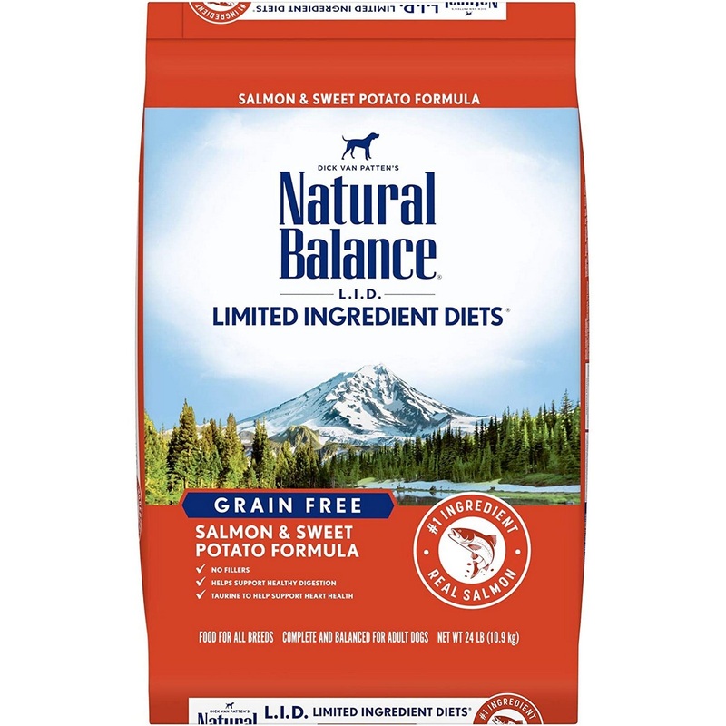 Natural Balance Limited Ingredient Salmon Sweet Potato Dry Dog Food 24lb