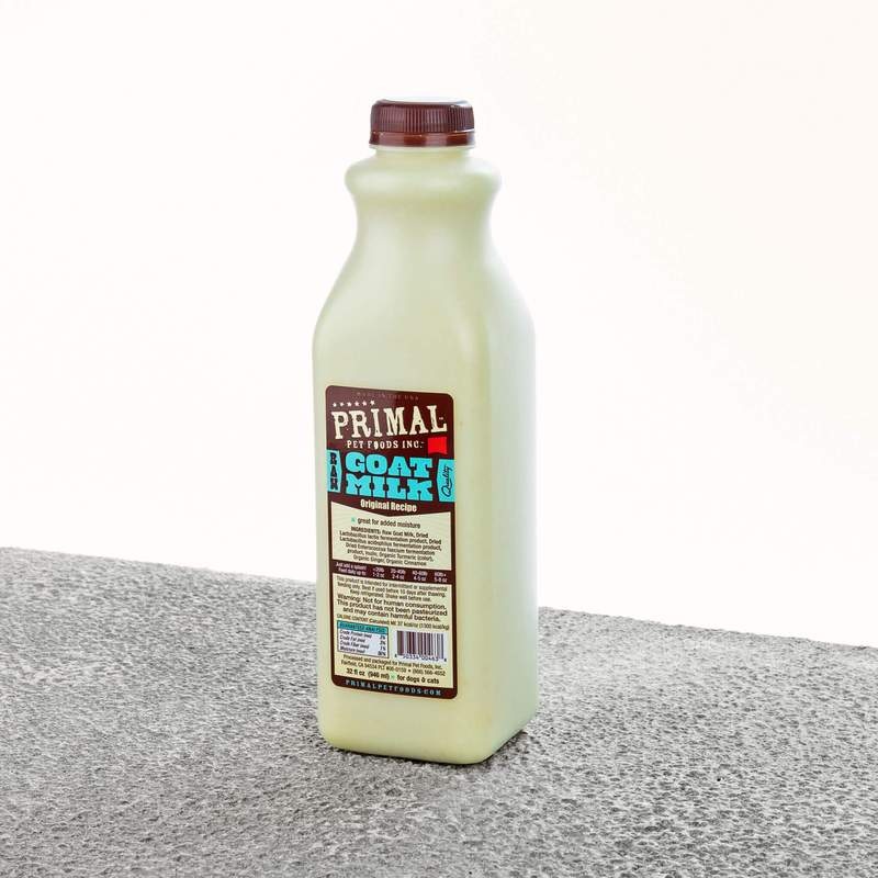 Primal Raw Goat Milk Original Formula for Cats & Dogs 32oz
