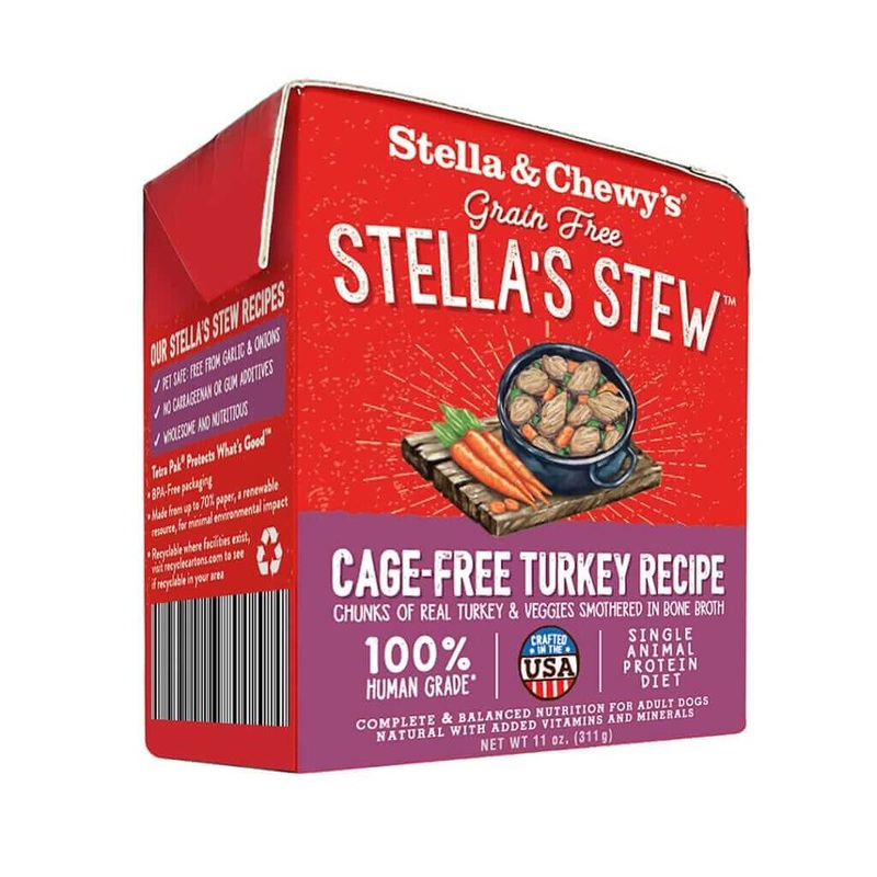 Stella and Chewys Cage-Free Turkey Stew Wet Dog Food 11oz