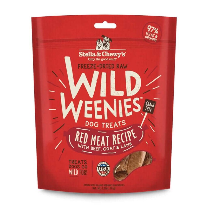 Stella and Chewys Red Meat Wild Weenies Dog Treats 3.25oz
