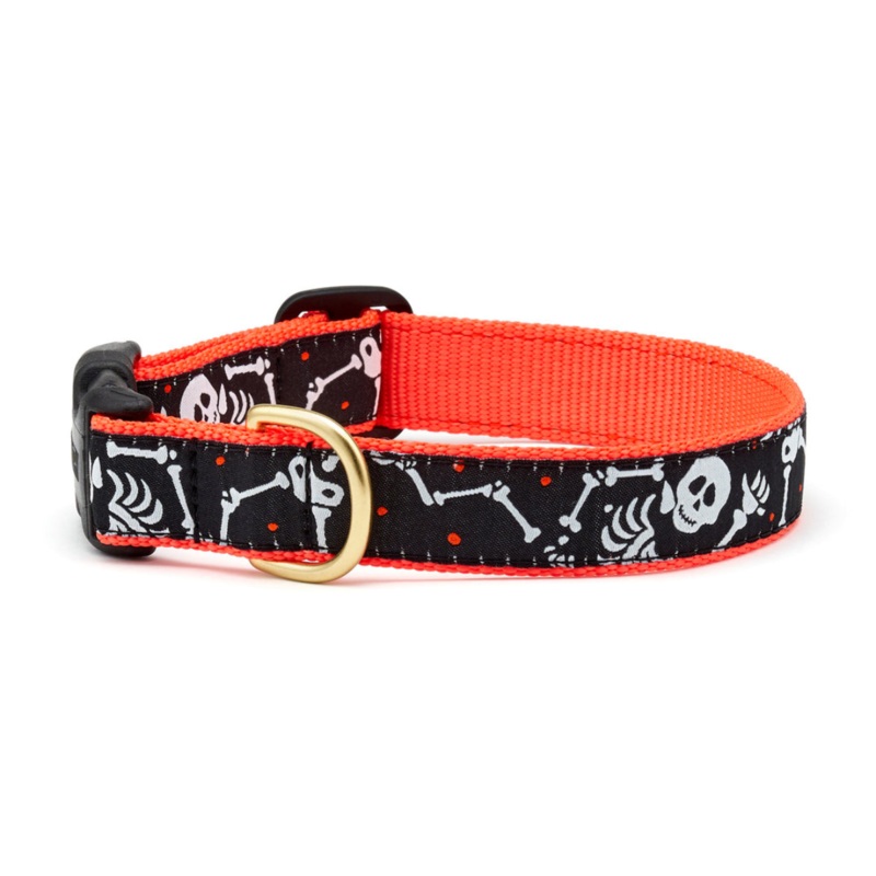 Up Country Bone Jangles Dog Collar 15"-21"/ 1"