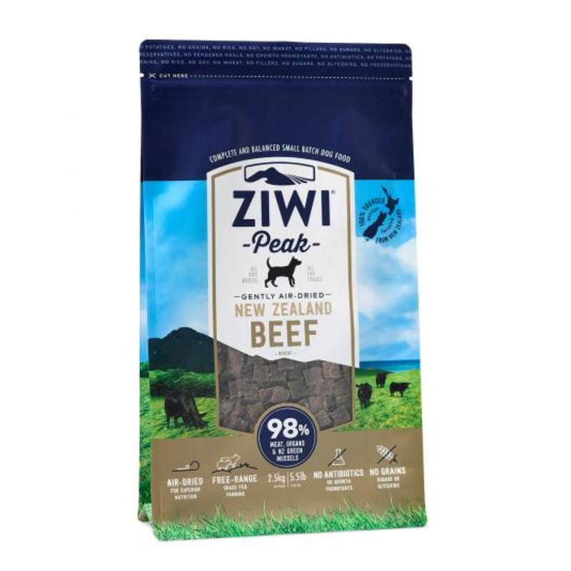 Ziwi Peak Air-Dried Beef Dry Dog Food 2.2lb