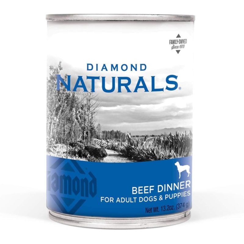 Diamond Naturals Canned Beef Dinner Dog Food 13.2oz
