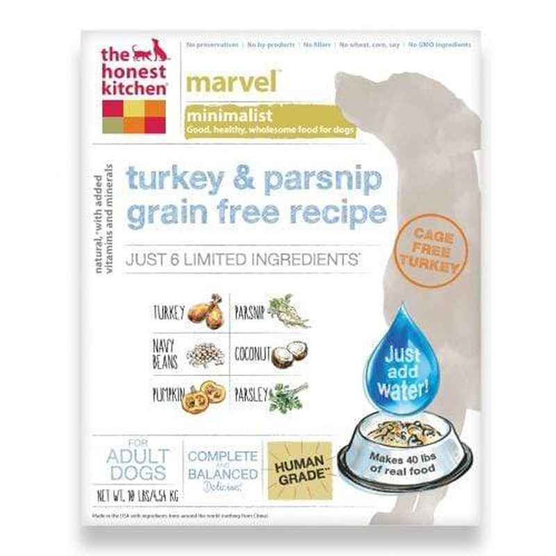 Honest Kitchen Limited Ingredient Grain Free Turkey Recipe Dehydrated Dog Food 10lb