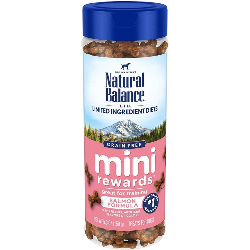 Natural Balance L.I.D. Salmon Mini Rewards Dog Treats 5.3oz