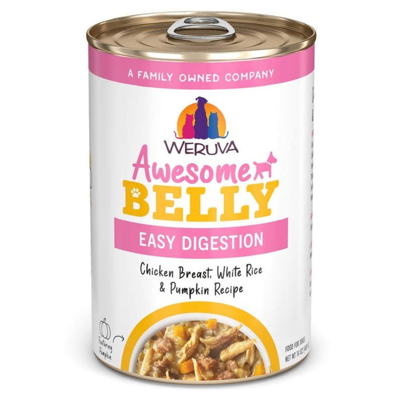 Weruva Awesome Belly Chicken Breast White Rice & Pumpkin Recipe Dog Food 14oz