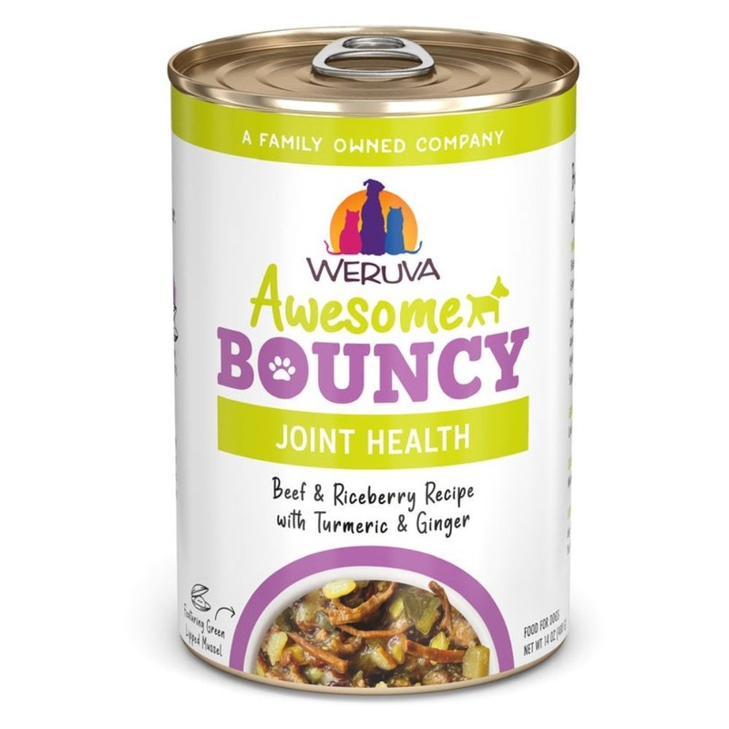 Weruva Awesome Bouncy Beef & Riceberry Turmeric & Ginger Dog Food 14oz